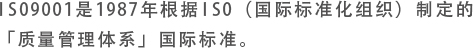 ISO 9001について